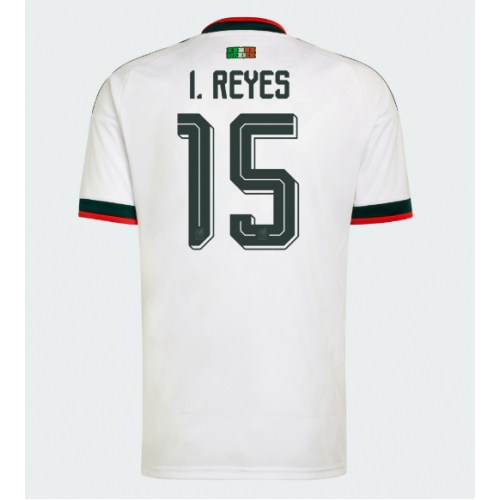 Billige Fotballdrakt Mexico Israel Reyes #15 Replika Bortedrakt VM 2026 Kortermet Billige Fotballdrakt Mexico Israel Reyes #15 Replika Bortedrakt VM 2026 Kortermet
